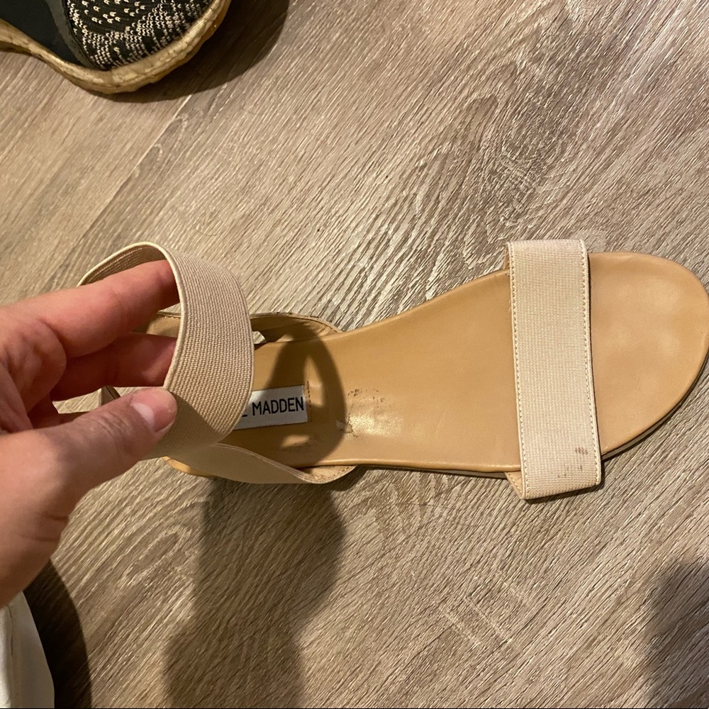 Steve Madden nude 6.5 sandal